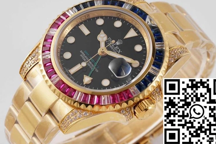 Factory 116758 ROF 1189 Dial GMT SAru-78208 II Supportive Master Rolex Black 0820